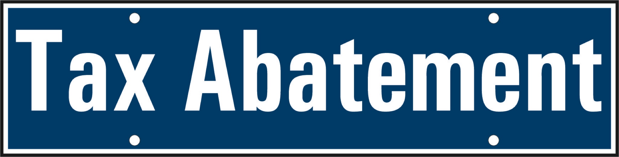 Tax Abatement