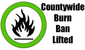 Burn Ban in effect